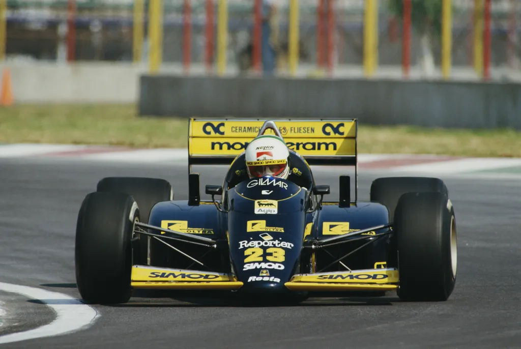 Forma-1, Andrea de Cesaris, Minardi, Mexikói Nagydíj 1986 