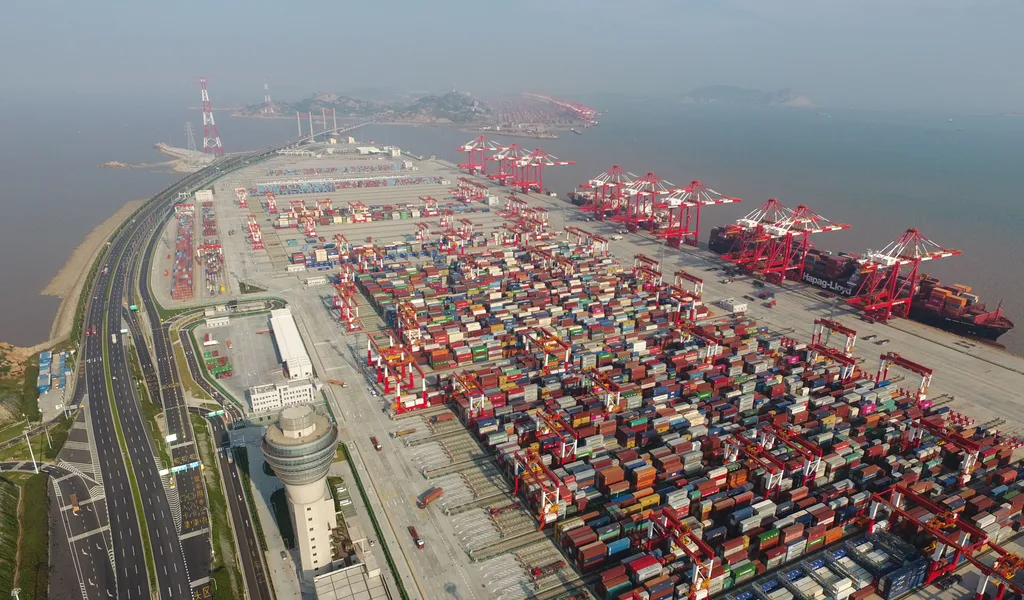 a világ legnagyobb kikötői, Port of Shanghai 
