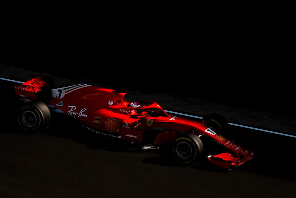 Forma-1, Kimi Räikkönen, Scuderia Ferrari, Ferrari SF-71H bejáratás Barcelona 