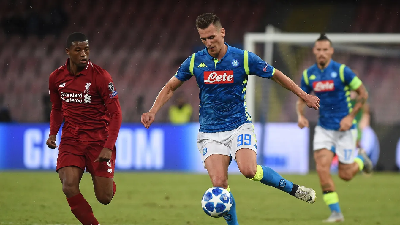 FOOTBALL - UEFA CHAMPIONS LEAGUE - SSC NAPOLI v LIVERPOOL 2019 CHAMPIONS FOOT FOOTBALL league LIVERPOOL NAPLES NAPOLI PHASE DE POULE Soccer SPORT STADIUM UEFA UEFA CHAMPIONS LEAGUE 