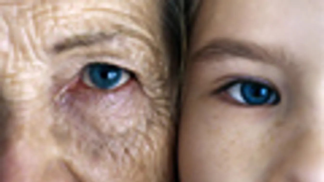 Öregedésgenetika, képesek-e a képek lassítani az öregedést, nagymama és unokája 