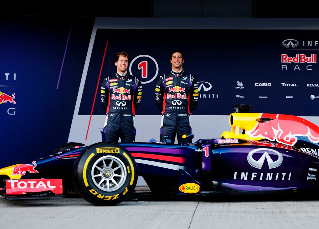 Forma-1, Sebastian Vettel, Daniel Ricciardo, Red Bull 2014 