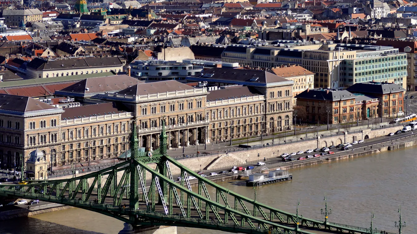 Egyetem, épület, főépület, bejárat, illusztráció, Budapesti Corvinus Egyetem 
