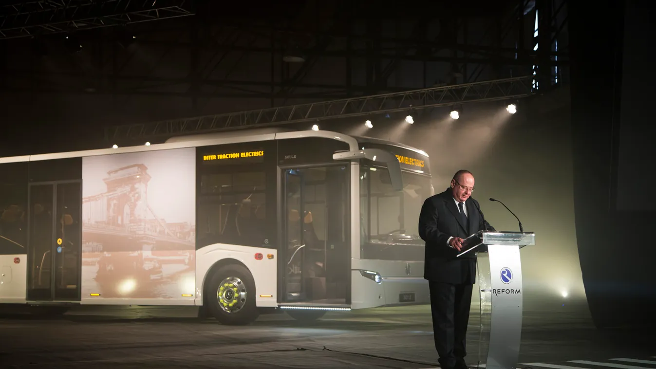 Újabb magyar fejlesztésű, Debrecenben gyártott autóbuszt mutatott be az Inter Traction Electrics Kft. Budapesten 