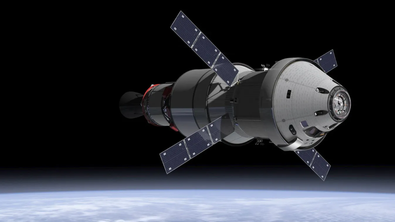 Orion űrhajó NASA fantáziakép 