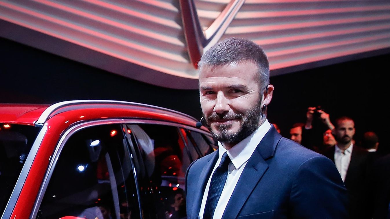David Beckham launches VinFast at the Paris Motor Show topics topix bestof toppics toppix paris topics,topix,bestof,toppics,toppix,paris > at Parc des Expositions Porte de Versailles on October 2, 2018 in Paris, France. 