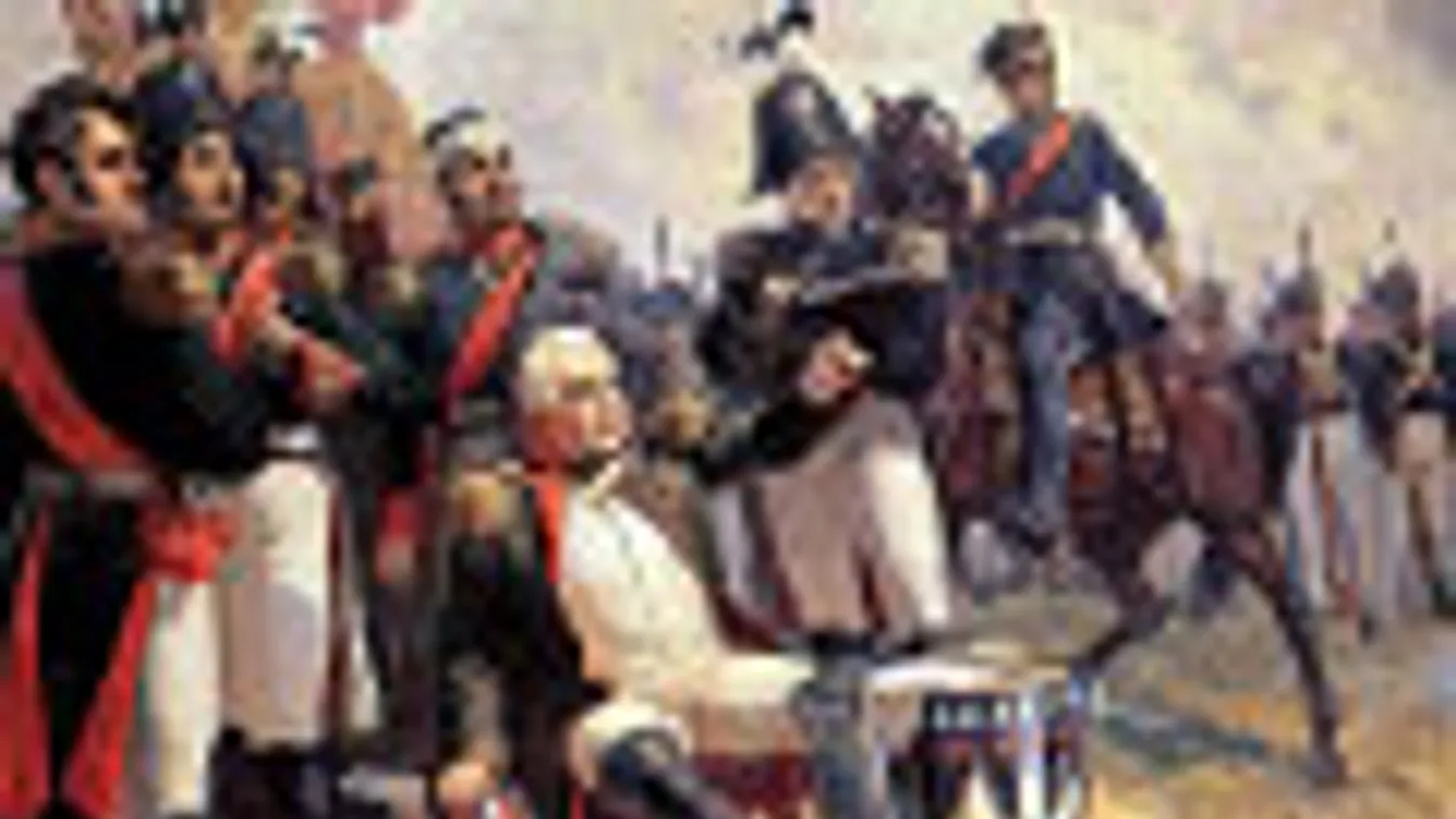 Anton Pavlovics Sepeljuk Mihail Kutuzov a  Borogyinói csatában című festménye