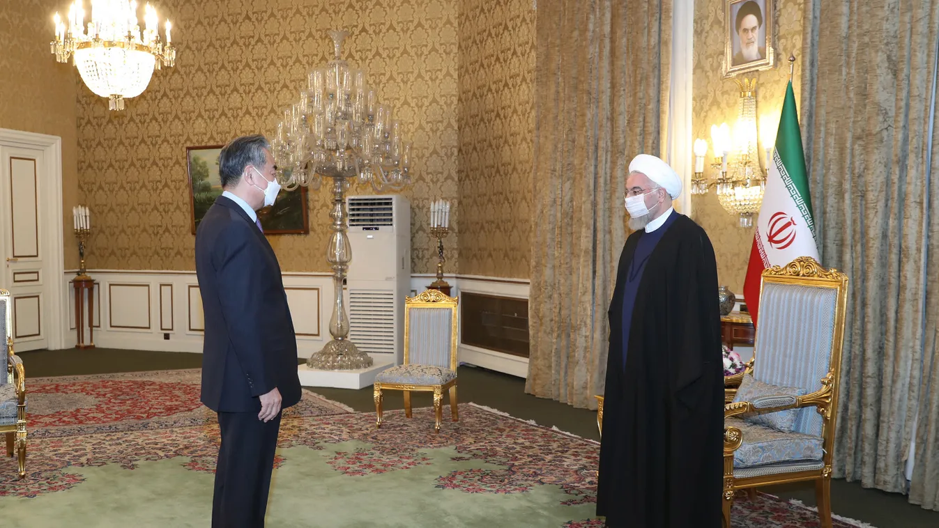 Chinese Foreign Minister Wang Yi in Iran Chinese Foreign Minister Wang Yi,Iran,Iranian President Hassan R Horizontal 