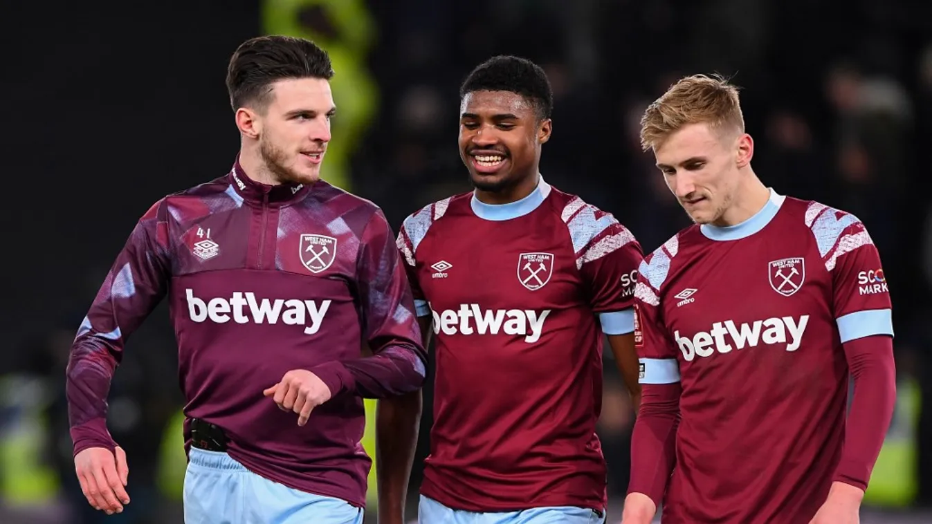 Derby County v West Ham United: Emirates FA Cup Fourth Round Emirates FA Cup Soccer Monday 30th January 2023 Derby County vs West Ham United FA Cup Horizontal FOOTBALL 