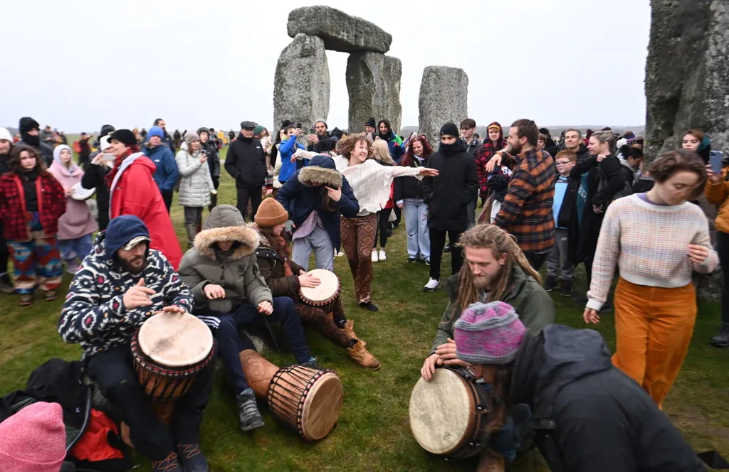 Téli napforduló Stonehenge-nél 