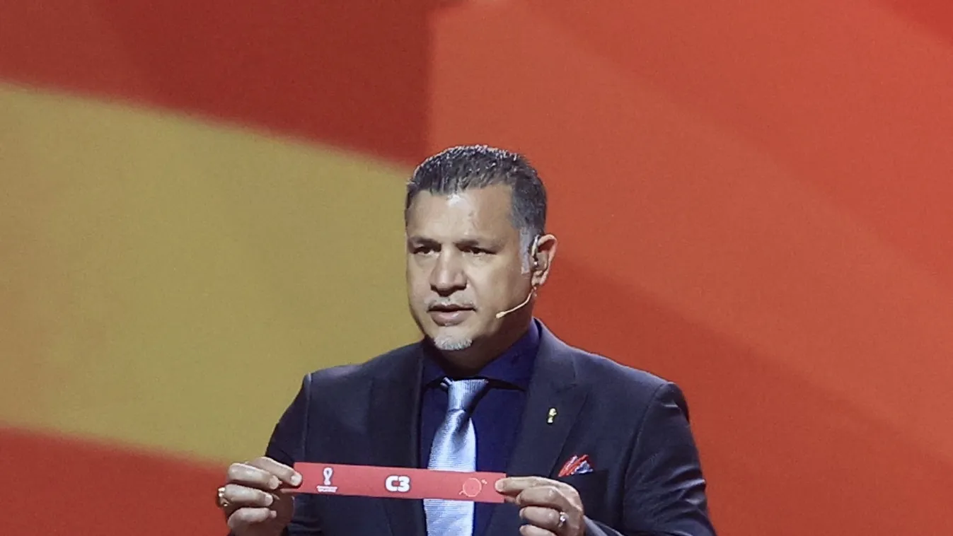 FIFA World Cup 2022 group stage draw in Doha Doha,FIFA World Cup 2022 Square Horizontal, Ali Daei 