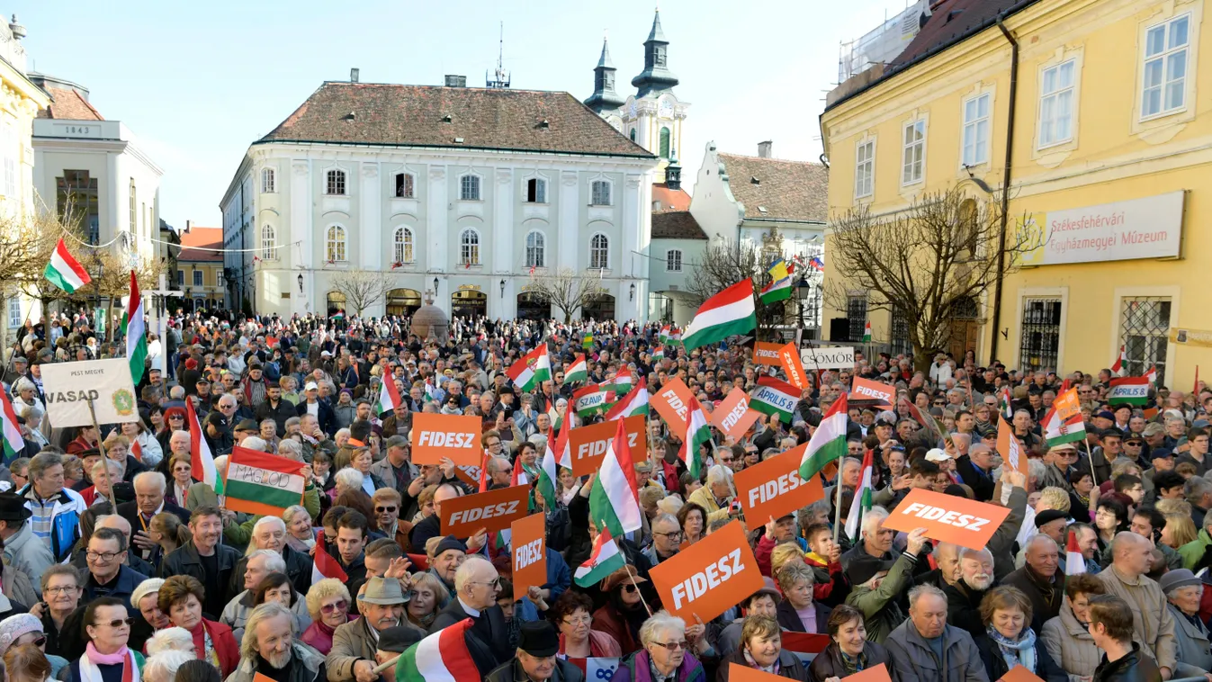 Választás 2018 - A Fidesz központi kampányzáró rendezvénye, Székesfehérvár, 2018.04.06. 