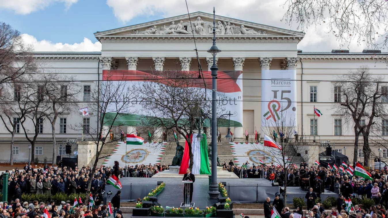 Orbán Viktor 2019 Március 15 Nemzeti Múzeum 