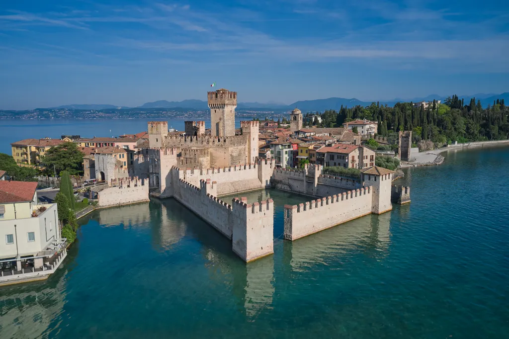 Legszebb történelmi kastélyok, Scaligero kastély, Olaszország 