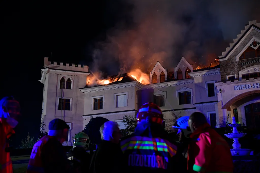 Borostyán Med Hotel, tűz, Tamásipuszta 