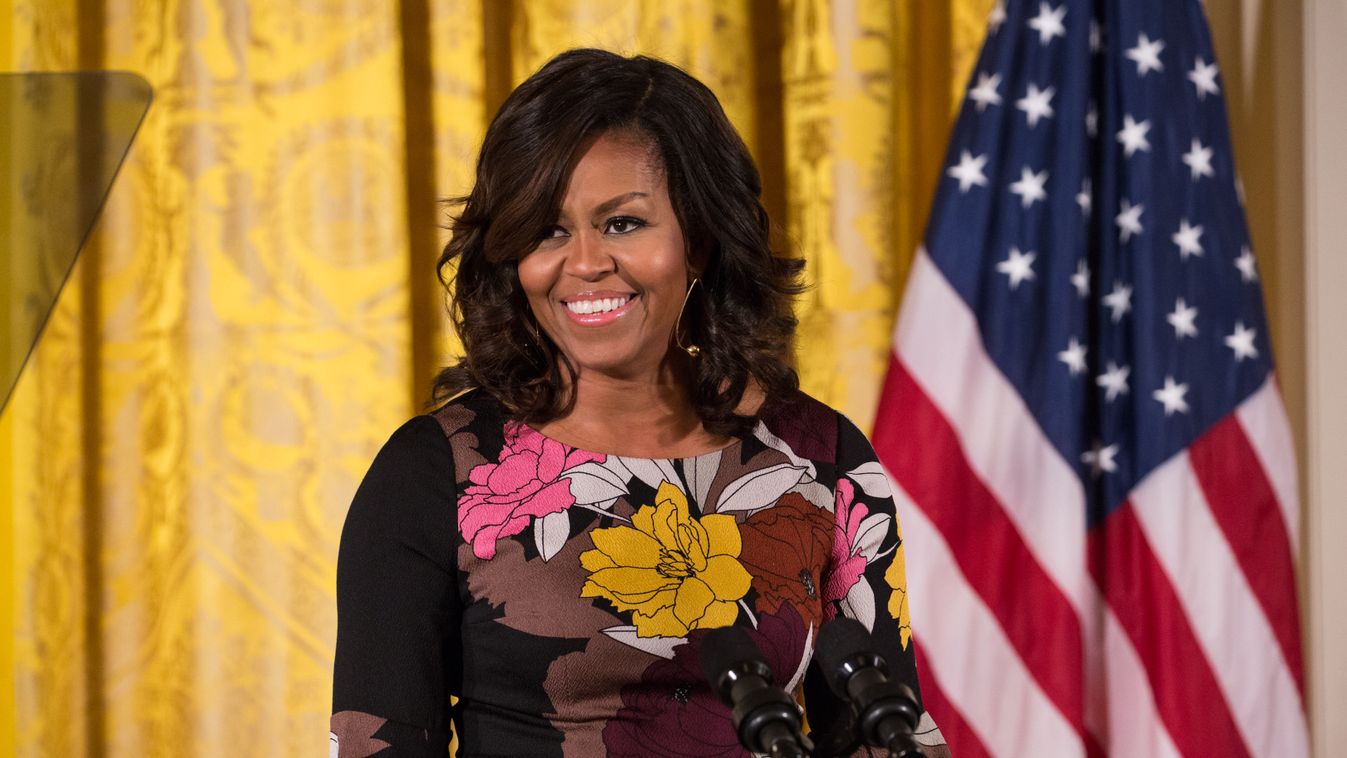 Michelle Obama Addresses White House's Veterans Homelessness Summit Michelle Obama ADULT East Room EVENT GOVERNMENT HORIZONTAL International Landmark One Person Opening Event People Photography POLITICS Politics and Government SMILING USA Waist Up Washing
