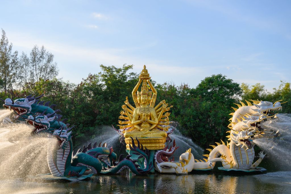 Samut Prakan, Thaiföld, Ancient Siam, múzeum, szabadtéri, 