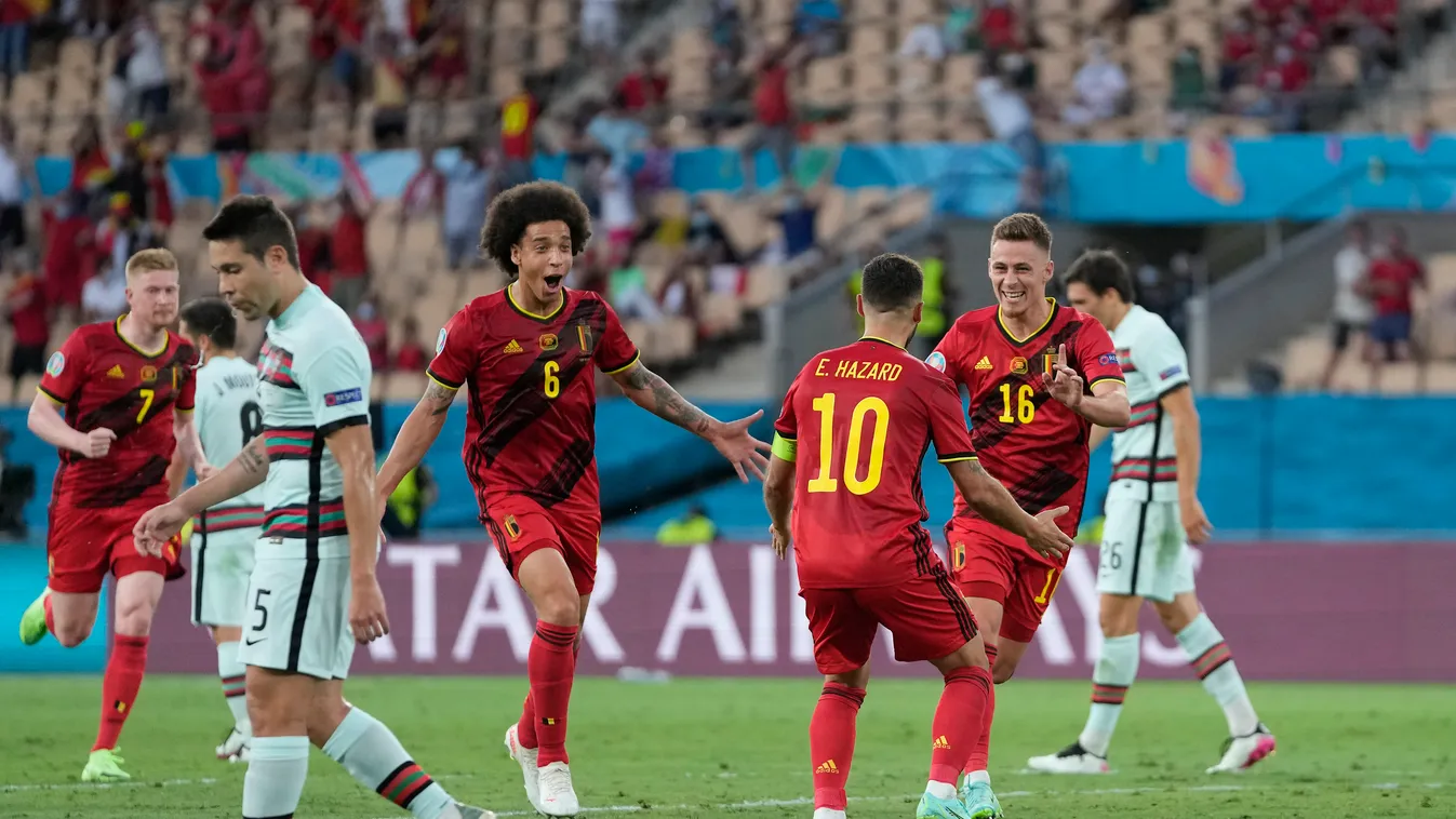 Belgium - Portugália, Foci EB, labdarúgó Európa-bajnokság, Euro 2020, labdarúgás, nyolcaddöntő, Estadio de La Cartuja, Sevilla, 2021.06.27 