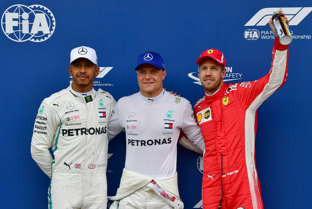 A Forma-1-es Osztrák Nagydíj szombati napja, Lewis Hamilton, Valtteri Bottas, Sebastian Vettel 