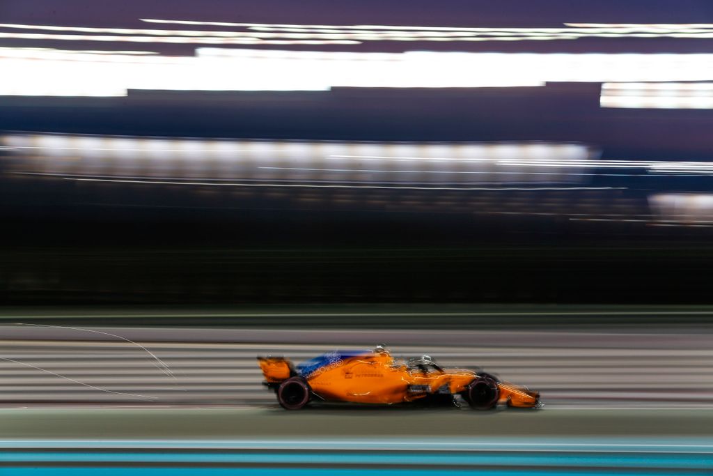 Forma-1, Carlos Sainz, McLaren Racing, Abu-dzabi teszt 
