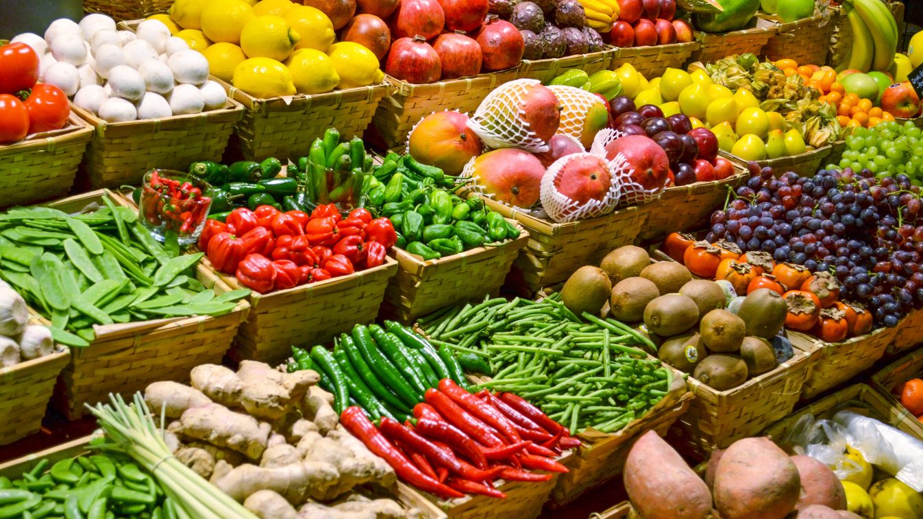 piac, zöldség, gyümölcs 