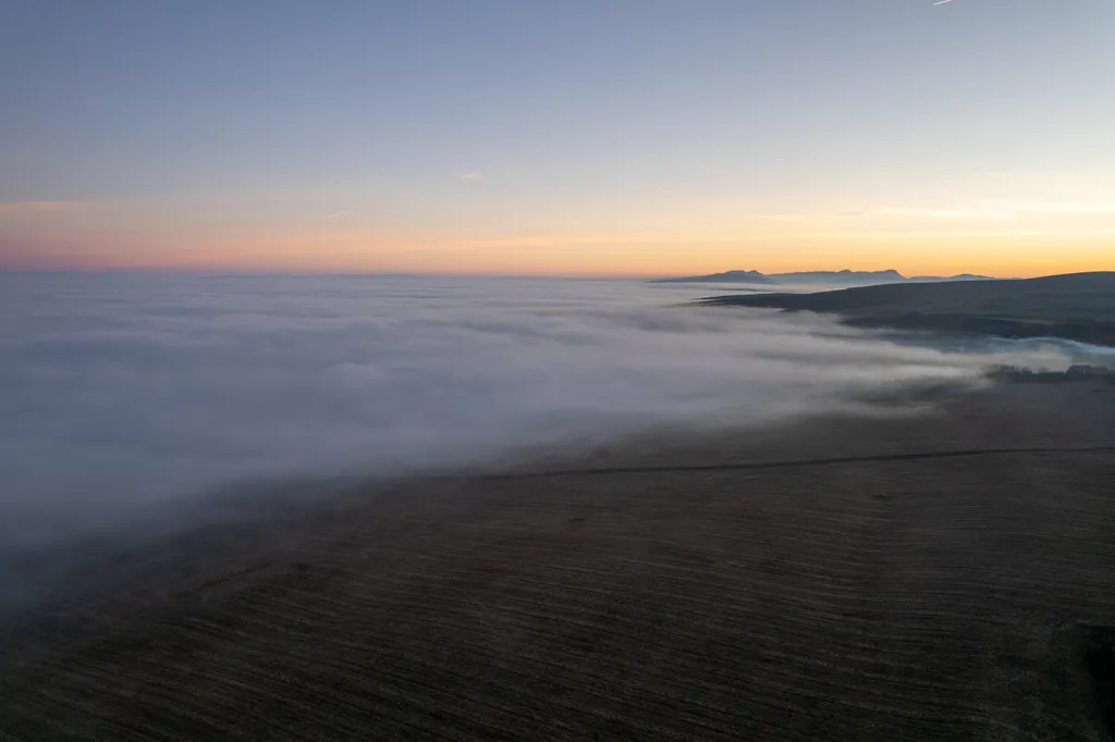 Köd az Erdélyi Kolozs megyében 