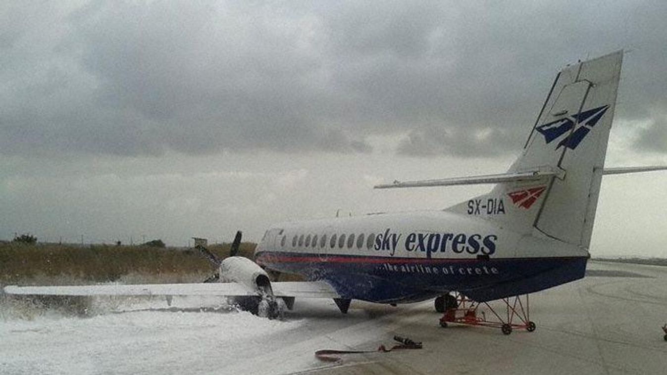 Sky Express repülője kicsúszott 