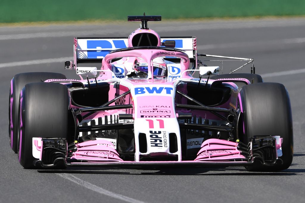A Forma-1-es Ausztrál Nagydíj pénteki napja, Sergio Pérez, Force India 