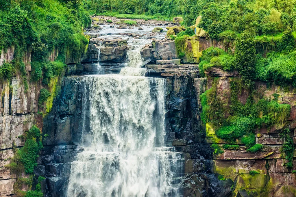 vízesés, kolumbia, Tequendama 