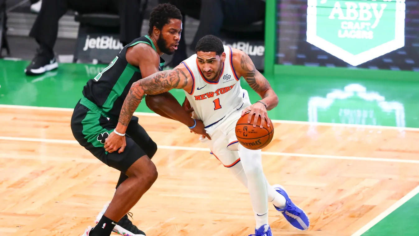 New York Knicks v Boston Celtics GettyImageRank2 Color Image HORIZONTAL SPORT nba BASKETBALL 