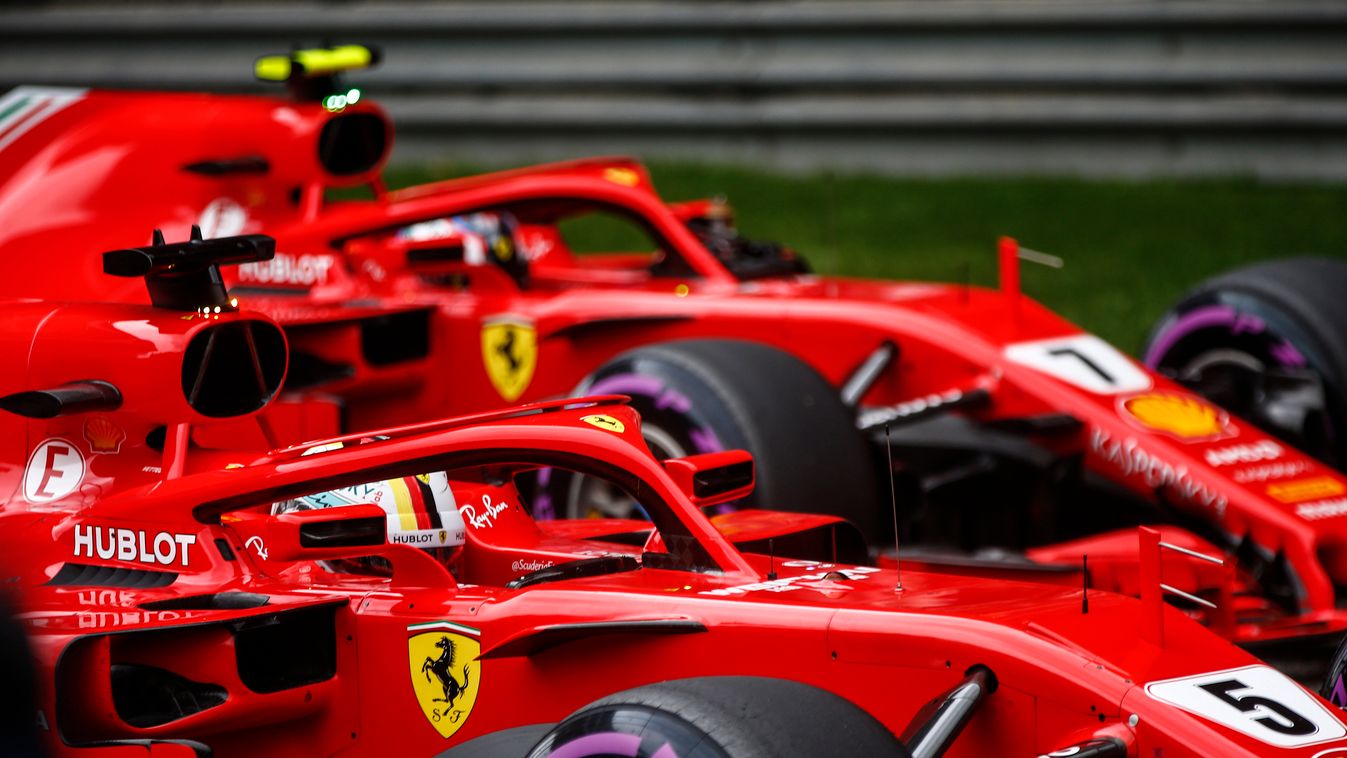 A Forma-1-es Kínai Nagydíj szombati napja, Kimi Räikkönen, Sebastian Vettel, Scuderia Ferrari, ultralágy, címlap 