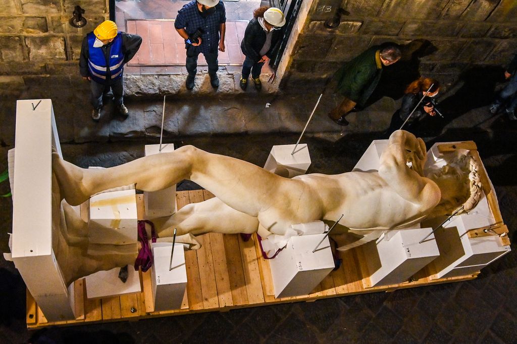 Lemásolják Michelangelo Dávid szobrát 3D nyomtatóval 2021.04.16. culture science sculpture TOPSHOTS Horizontal OFFBEAT 
