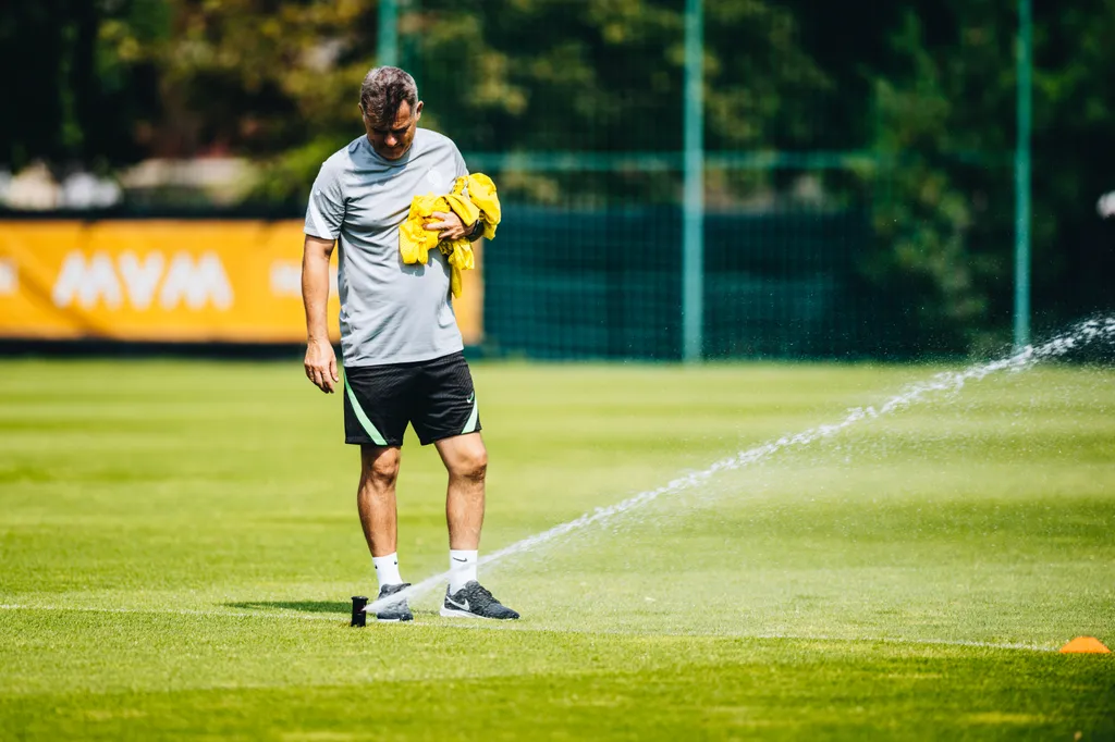 FTC, Fradi, Ferencváros, edzés, Hamrun elleni visszavágó előtt, Ferencváros - Hamrun Spartans, Európa Konferencia-liga, 2023.08.16. 