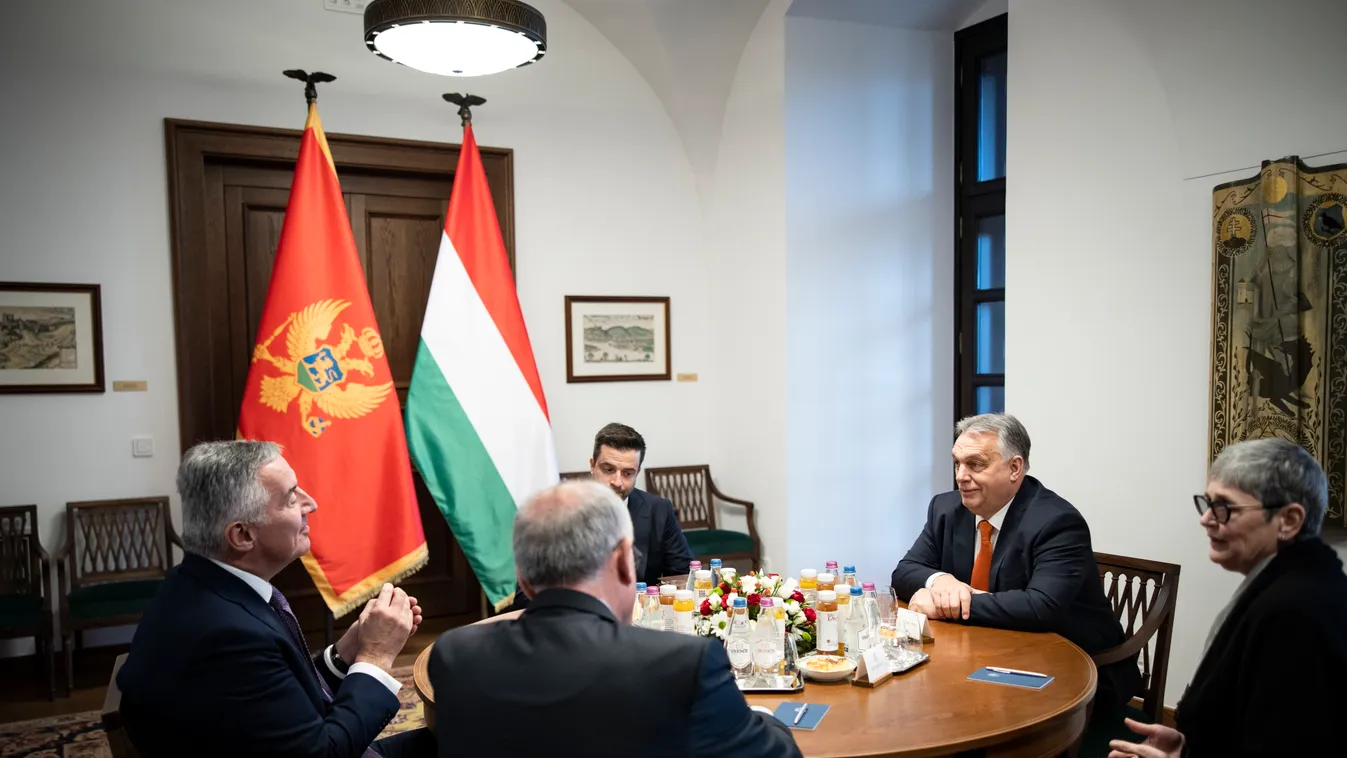 ORBÁN Viktor, Orbán Viktor a montenegrói elnökkel tárgyalt, Budapest, 2023.01.12. 