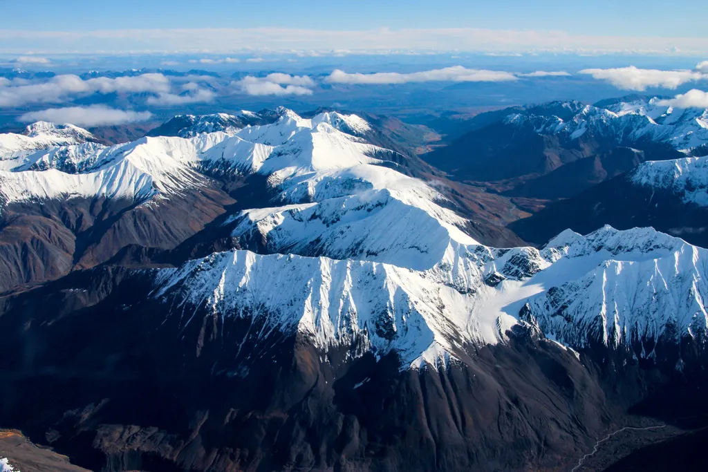 Észak-Amerika legmagasabb, 6190 méteres hegycsúcsa, Denali Nemzeti Park, USA, amerika, Alaszka, Vadrezervátum, Mount McKinley Nemzeti Park, vadon 
