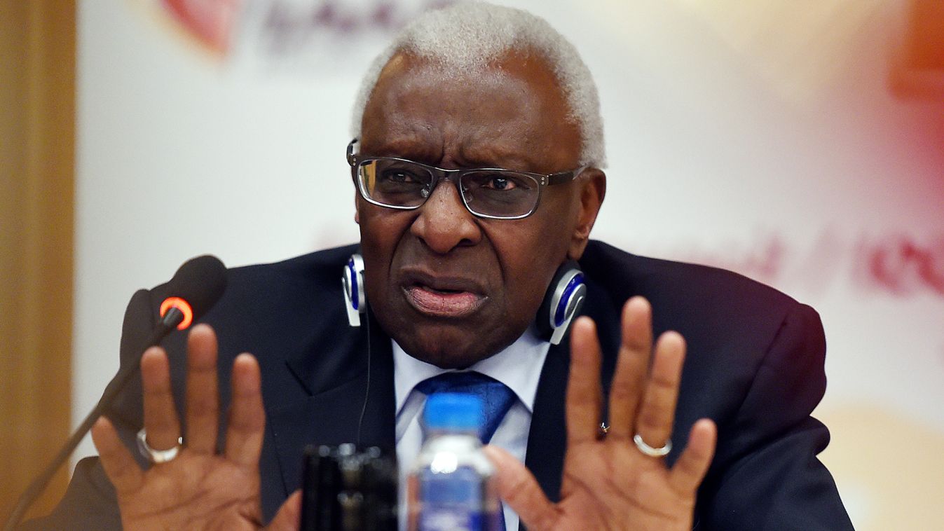 Lamine Diack, a Nemzetközi Atlétikai Szövetség korábbi elnöke IAAF 