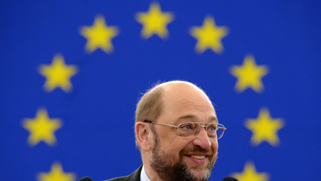 Martin Schulz az Európai Parlament plenáris ülésén Strasbourgban 2013. április 17-én, EU, Európai Parlament, vita, Magyar alkotmánymódosítás 