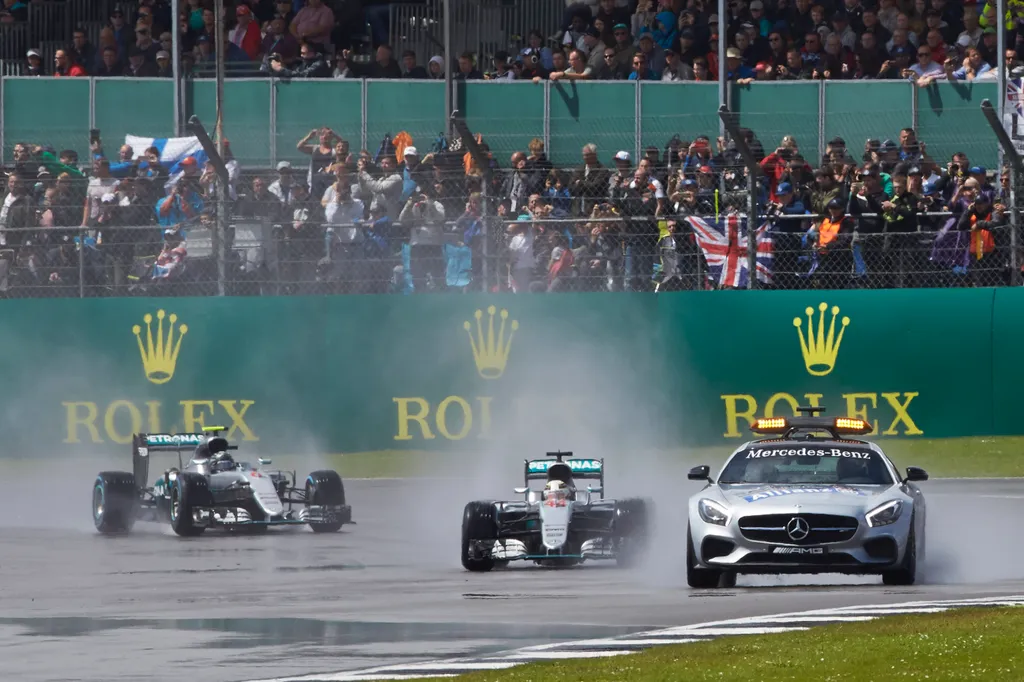 2016 British Grand Prix, Sunday 2015 - 2017 Mercedes-AMG GT S Sunday British Grand Prix 25 Years MB Safety Car Lewis Hamilton Motorsport MMM Nico Rosberg Silverstone Circuit 2016 2016 British Grand Prix, Sunday 