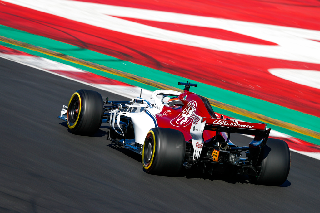 A Forma-1 előszezoni tesztje Barcelonában - 6. nap, Charles Leclerc, Alfa Romeo Sauber 