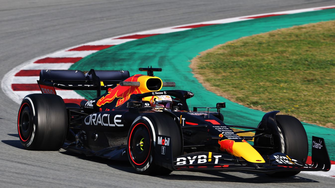 Forma-1, Max Verstappen, Red Bull, Barcelona teszt 2022, 1. nap 