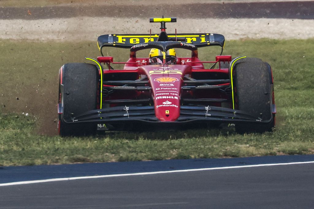 Forma-1, Carlos Sainz, Ferrari, Olasz Nagydíj 2022, péntek 