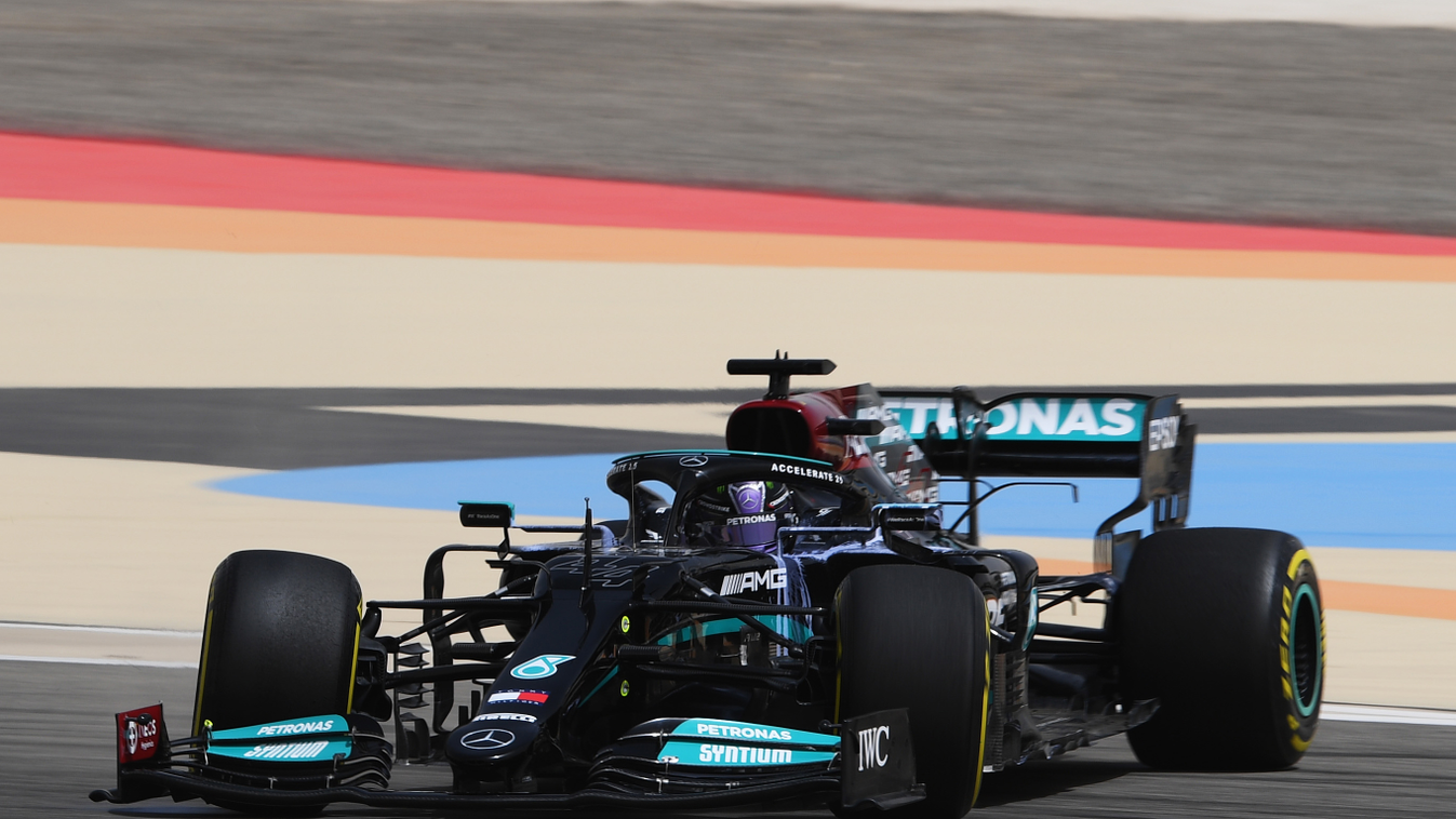 Forma-1, Lewis Hamilton, Mercedes, Bahrein teszt 2. nap, 2021 