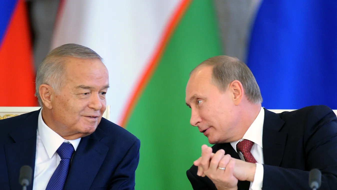 Islam Karimov üzbég elnök és Putyin, Üzbegisztán 