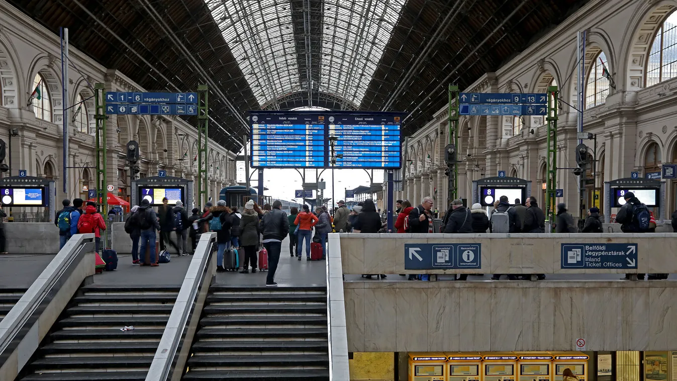 MÁV, Keleti Pályaudvar, Vonatok 