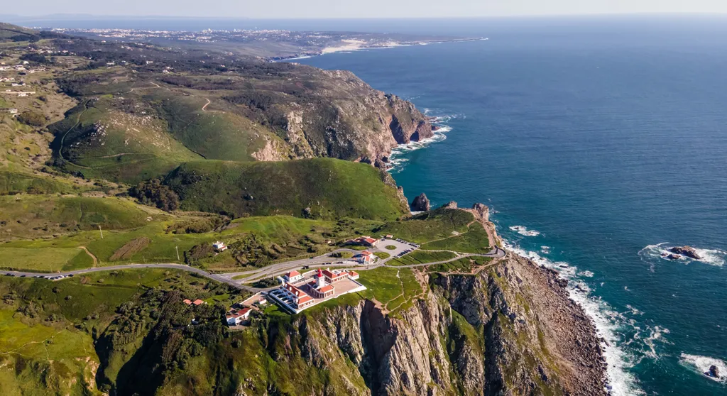 Cabo da Roca, Portugália, Szikla-fok, európai szárazföld legnyugatibb pontja, európa, portugál 