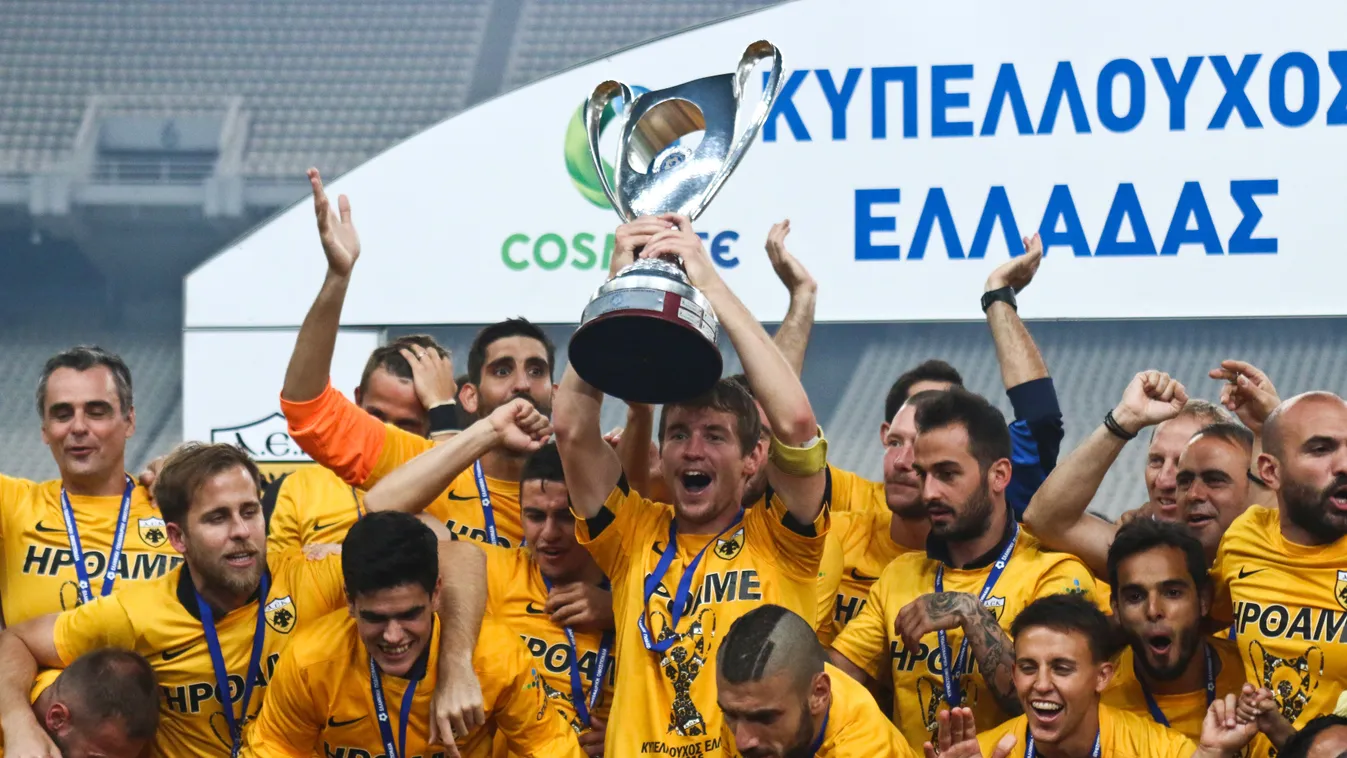 Olympiacos vs AEK - Greek Cup final Greece FOOTBALL Soccer Olympiacos Athens AEK Greek Cup SQUARE FORMAT 