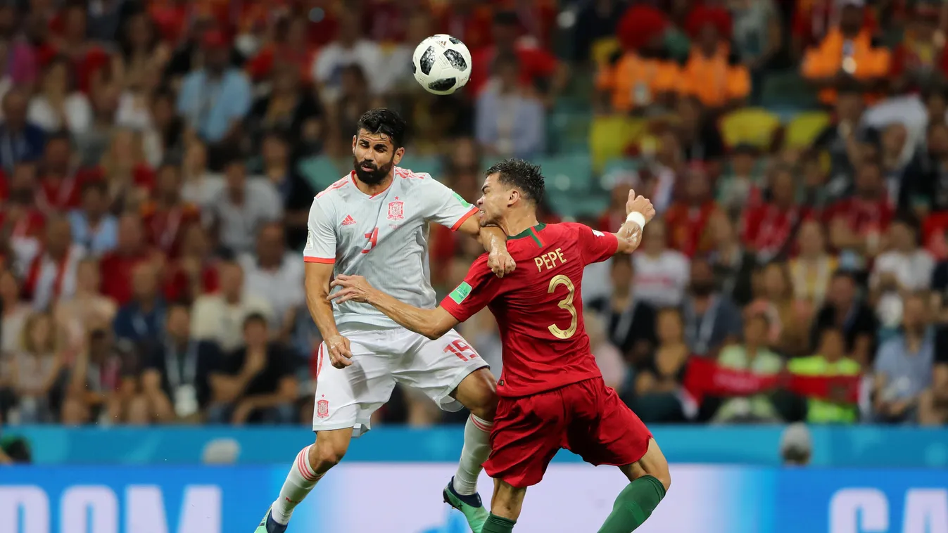 Portugal v Spain: Group B - 2018 FIFA World Cup Russia Sport Soccer International Team Soccer FeedRouted_Global topix bestof during the 2018 FIFA World Cup Russia group B match between Portugal and Spain at Fisht Stadium on June 15, 2 