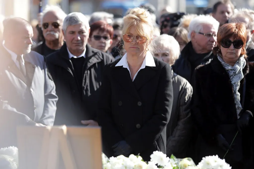 Koós János temetése a Farkasréti temetőben 2019 március 20-án 