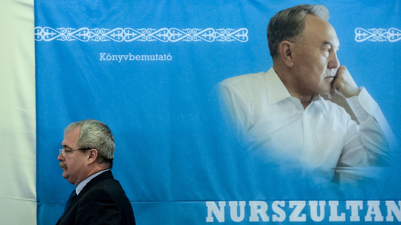 Nurszultan Nazarbajev kazah elnök könyvbemutató Fazekas Sándor 