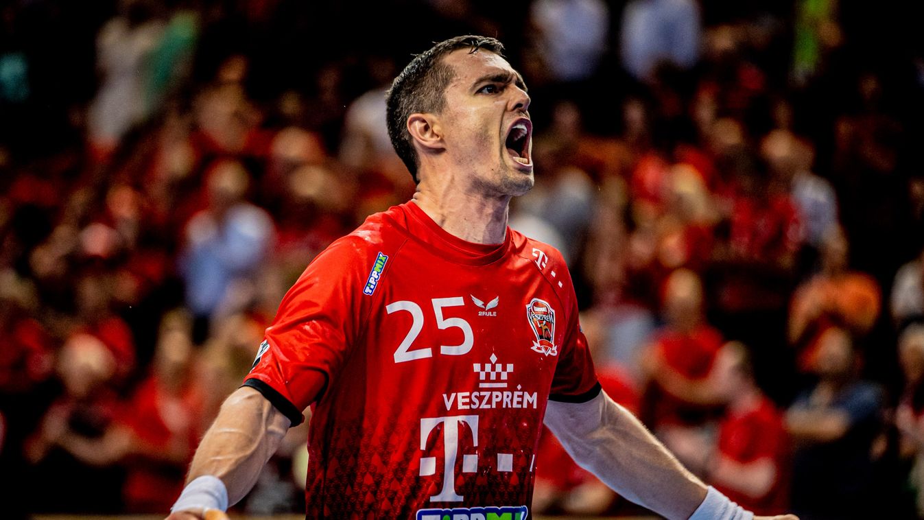 Telekom Veszprém–Aalborg HB (dán) férfi kézilabda, Bajnokok Ligája negyeddöntő, első mérkőzés, 2022.05.12. Rasmus Lauge 